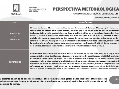 <a href="/noticias/continuara-el-calor-en-morelos-durante-el-fin-de-semana">Continuará el calor en Morelos durante el fin de semana</a>