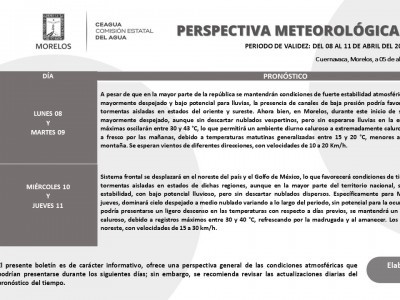 <a href="/noticias/habra-cielo-mayormente-despejado-y-bajo-potencial-para-lluvias-en-segunda-semana-de-abril">Habrá cielo mayormente despejado y bajo potencial para lluvias en segunda semana de abril</a>